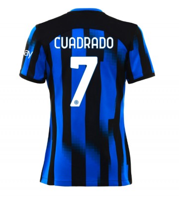 Inter Milan Juan Cuadrado #7 Koszulka Podstawowych Kobiety 2023-24 Krótki Rękaw